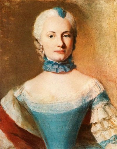 Elizabeth Frederica Sophia, Herzogin von Württemberg (1732-1780) von Jean Étienne Liotard